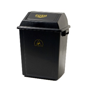 ESD Trash Can (Lid Type) / ESD 휴지통
