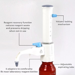 Chemical Resistance Bottle Top Dispenser / 내화학용 바틀 탑 디스펜서, Dispensmate®-Pro